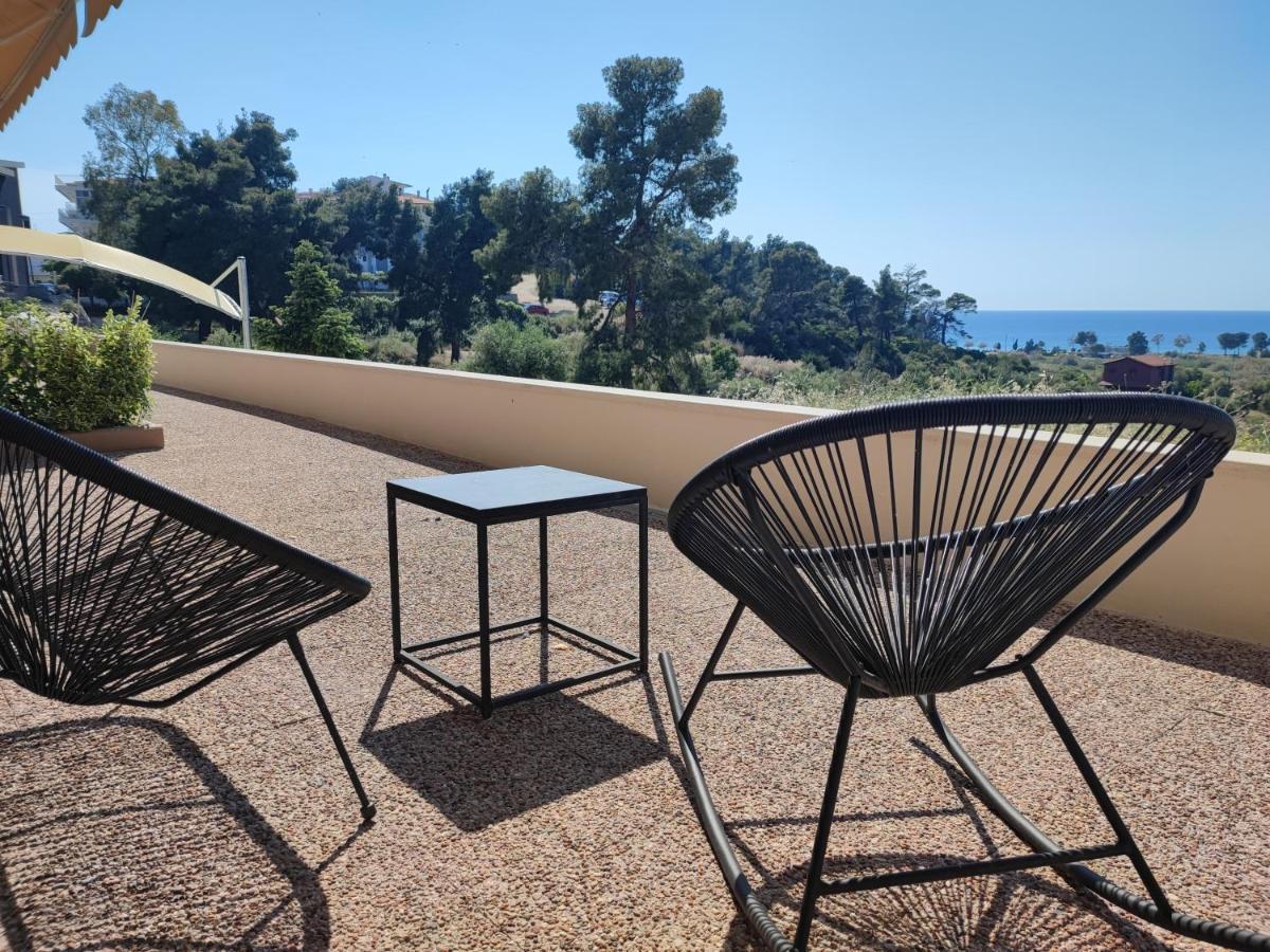 Theasis 4 Luxury Studio With Sea View Neos Marmaras Eksteriør billede